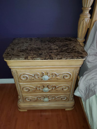 ***URGENT***Two End or Side Tables with Granite Top