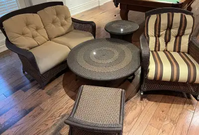 Outdoor Wicker Patio Furniture Set - Gently Used, View more