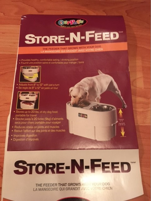 Store-N-Feed Elevated Pet Feeder in Accessories in Bridgewater - Image 4