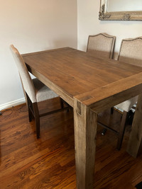 Structube dining table solid acacia wood bar table Hamburg