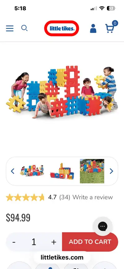 Little Tikes Building Blocks, View more
