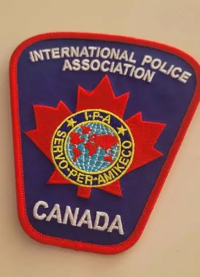 IPA International police association patch pour collectionneur. Neuf. 20$