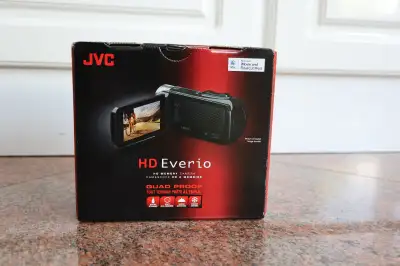JVC HD Everio Camcorder GZ-R10AU Kit Blue Colour available for sale. Brand New Sealed. Comes with JV...