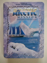 Arctic Mission: The Great Adventure. 5 DVD set in tin box. $10
