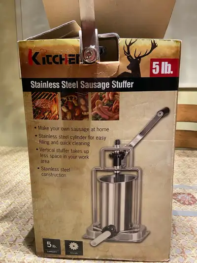 Stainless Steel Sausage Stuffer, View more