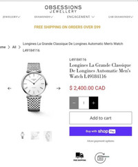 Longines Automatic Gold Men's Watch L49184116