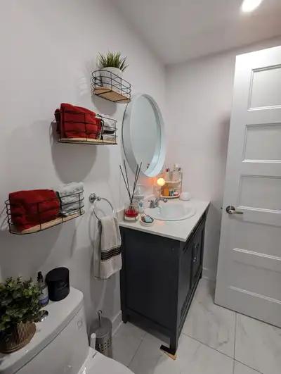Beau grand 3 ½ (rdc), entièrement rénové, situé à Saint-Léonard