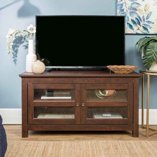 Walker Edison 44-Inch Full-Door Wood TV Stand Console in TV Tables & Entertainment Units in Burnaby/New Westminster - Image 3