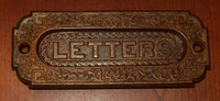 letter slot - I'm looking for an antique letter slot