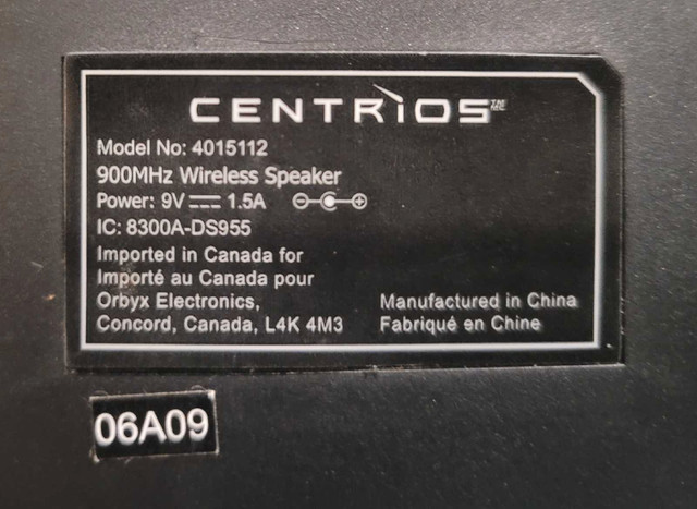Centrios wireless speaker set in Speakers in London - Image 4