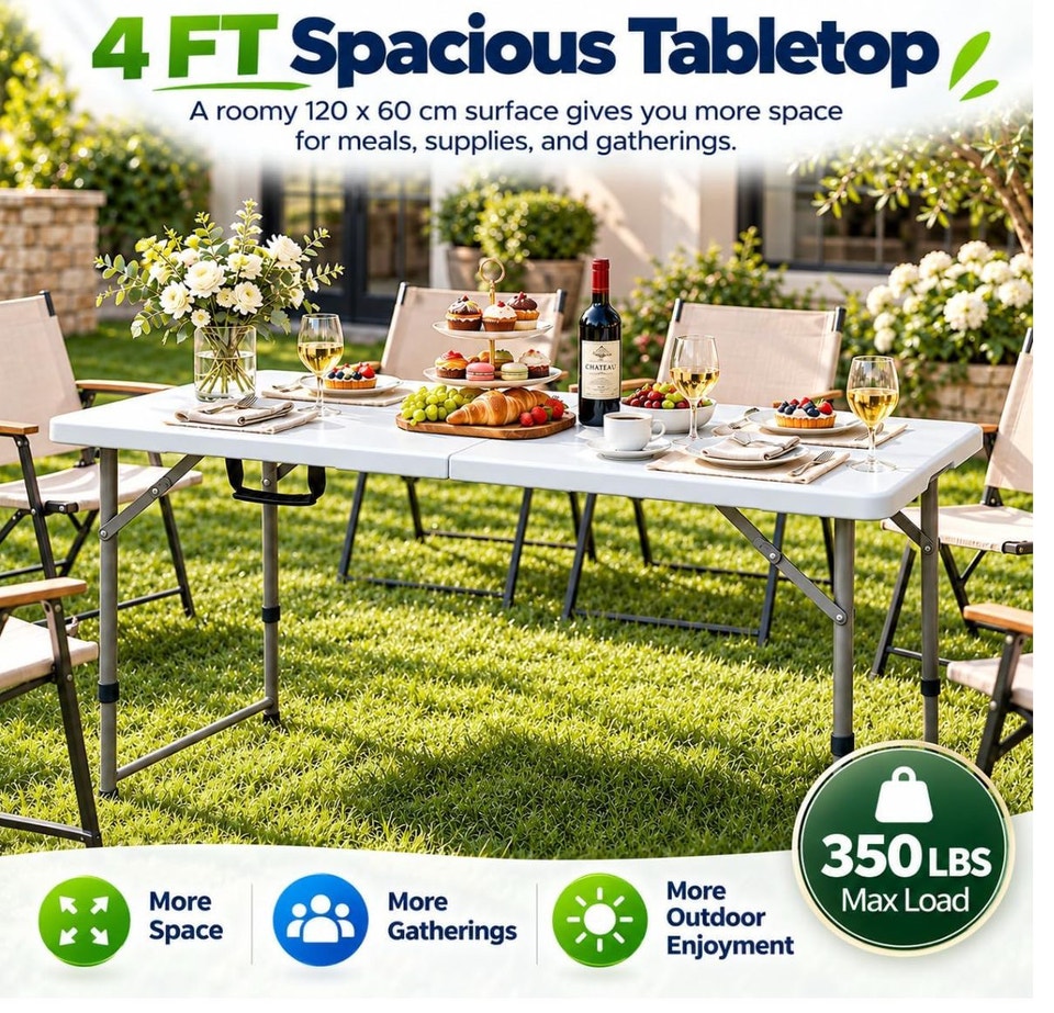 4 ft portable folding table | Other Tables | City of Toronto | Free ...