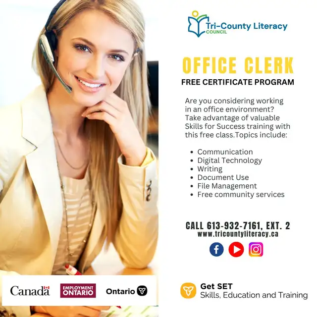 Free Office Clerk Training Program409362210961510400