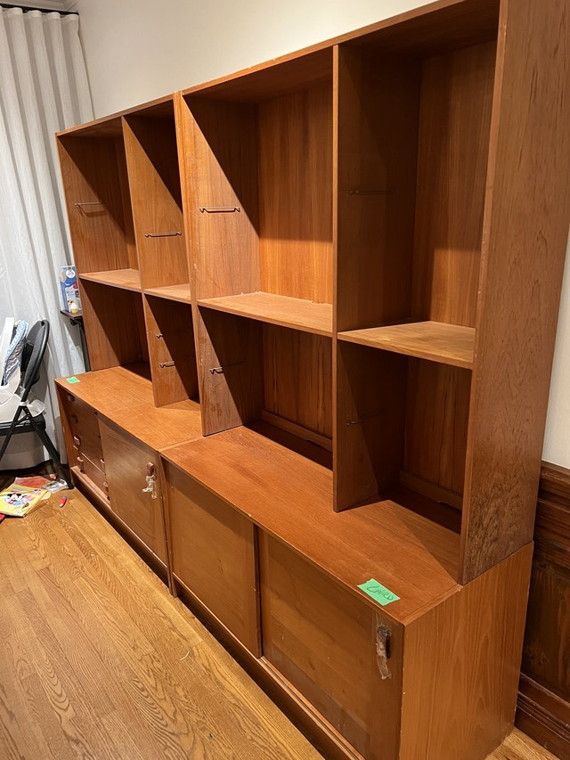 Danish Teak Sideboard Hutch / Buffet avec huche en teck Buffets et vaisseliers Ville de