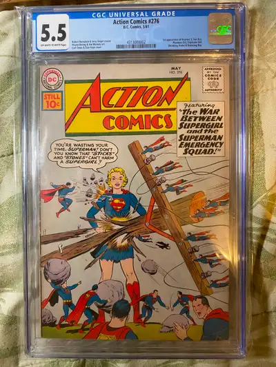 Action Comics 276 1961 Big Key SuperGirl and 1st Apearances, View more