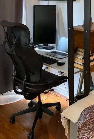 IKEA DESK - $75 NEGOTIABLE, View more