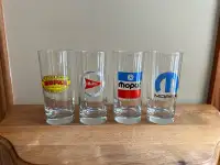 BNIB - Set of 4 MOPAR highball drinking glasses