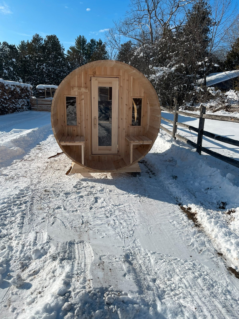 Wood fired cedar sauna and hot tubs Hot Tubs & Pools Ottawa Kijiji