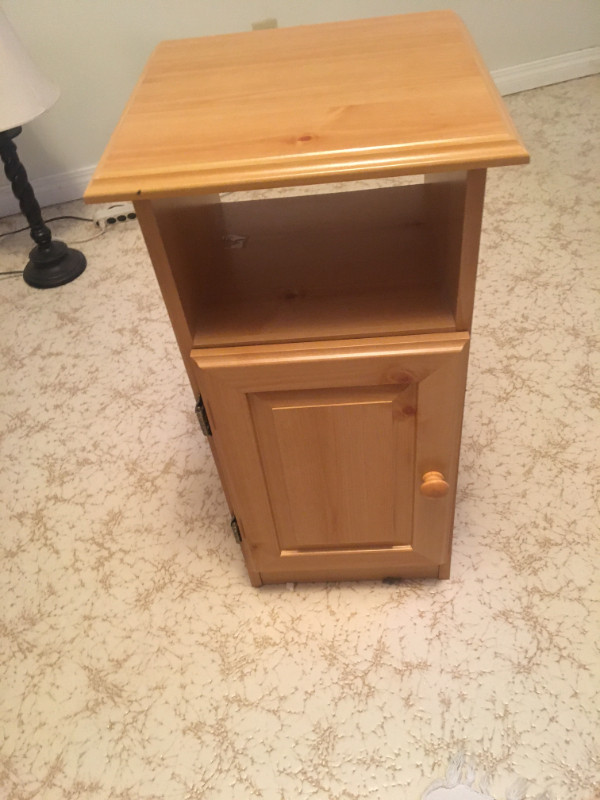 Night Stand  solid Maple in Other Tables in Red Deer