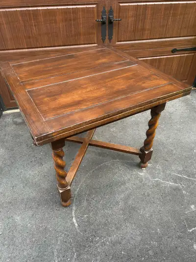 Oak dining table, View more