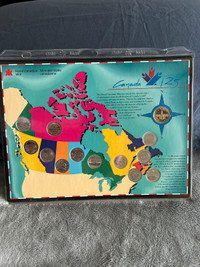 Canadian Mint 1992 Canada 125 provincial coin set. 