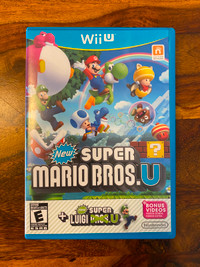 New Super Mario Bros U + Luigi U - Wii U (CIB)