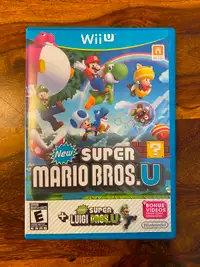 New Super Mario Bros U + Luigi U - Wii U (CIB)