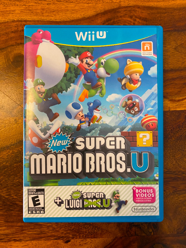 New Super Mario Bros U + Luigi U - Wii U (CIB) dans Nintendo Wii U  à Ville de Montréal