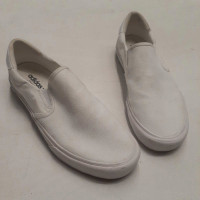 Adidas Originals Court Rallye Slip-On Shoes Canvas White Size 12