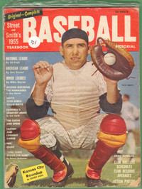 1955 Street & Smith’s Baseball Yearbook with Yankees Yogi Berra
