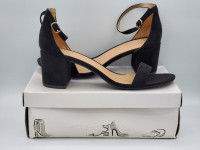 a•n•deawy ladies high heels black size 12 brand new/talons hauts