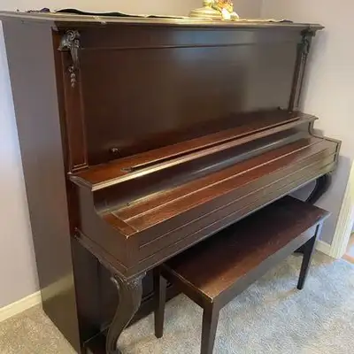 Nordheimer Mahogany upright Piano, View more