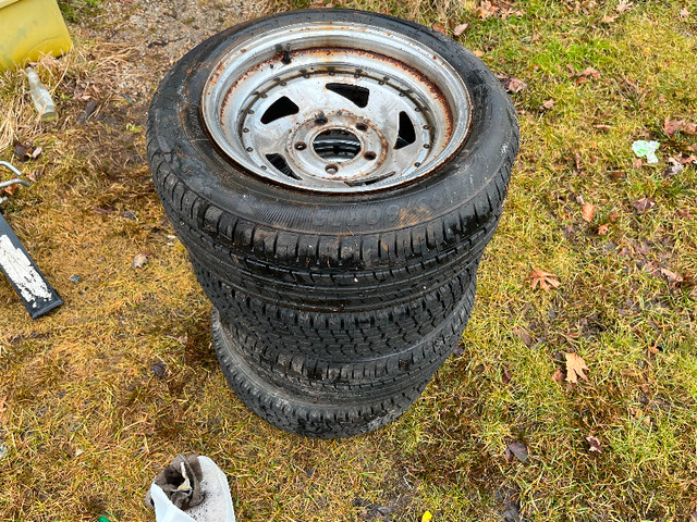 5x5.5 rims and mint tires. in Tires & Rims in Bedford