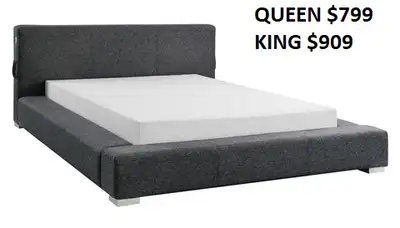 NEW PLATFORM BEDS COME WITH BUILT IN USB PORTS!, View more