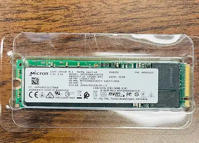 256GB M.2 NVMe SSD; Gen3 x4; tested Good;CA$50, View more