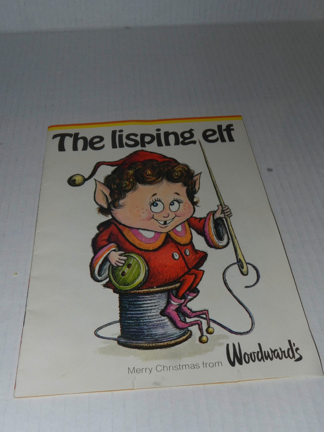 Vintage Book, A Christmas Story: The Lisping Elf by Shirley Higg in Children & Young Adult in Strathcona County
