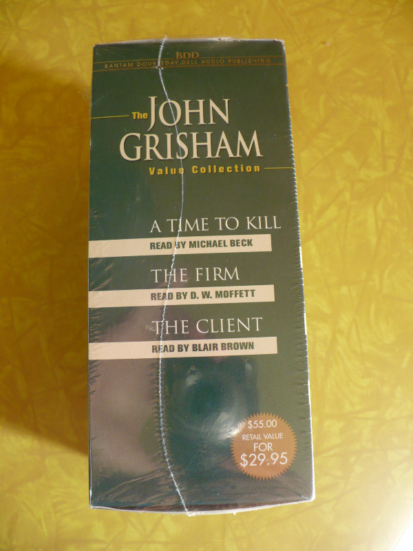 THE JOHN GRISHAM COLLECTION AUDIO RUNNING TIME 12 HOURS -CASETTE dans CD, DVD et Blu-ray  à Longueuil/Rive Sud - Image 4