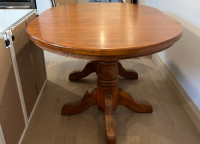 Mennonite Dining Table…Solid..Maple Wood
