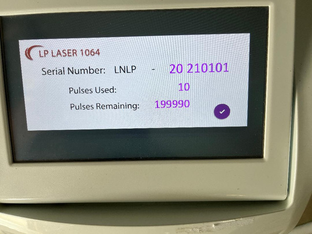 2021 SHARPLIGHT RAPID VANISH W/ HR635 HP and 1064 LP handpieces in Health & Special Needs in Sarnia - Image 3