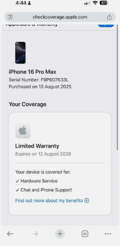 Apple iPhone 16 Pro Max 256GB Black Titanium Unlocked in Cell Phones in Kelowna - Image 3