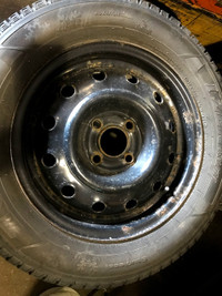 14" Steel Rims + 185 65 14 Kumho winter Tires