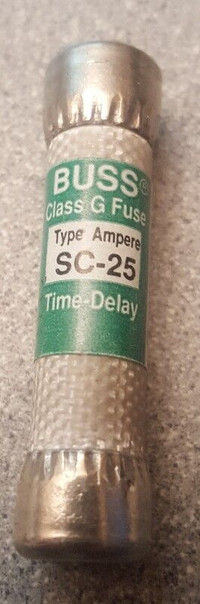 FUSIBLE EDISON 480V 25A CLASS G NEUF NEW  SC-25