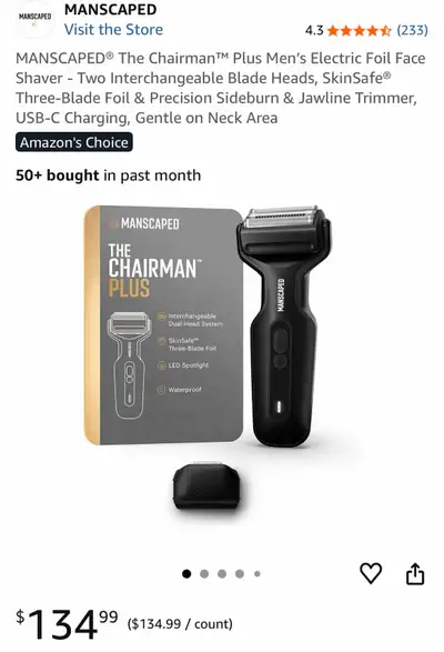 Open box but not used. Regular price $134 + tax
