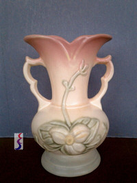 Hull Art Pottery Wildflower Handled Vase W-1-5 1/2 Matt Glaze Pi