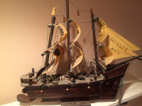 Hand made sail boat as per photo, plus assorted shown items
