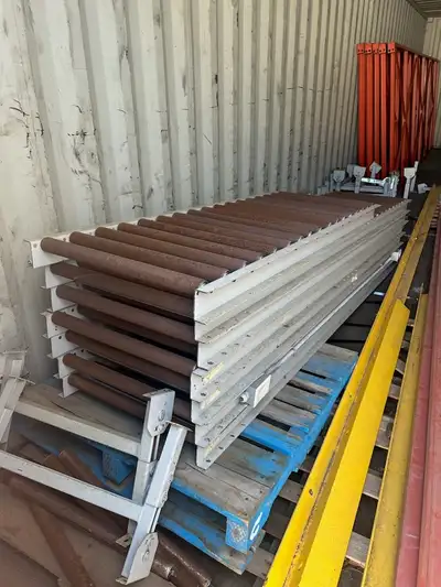Roller conveyors, 24” rollers., View more