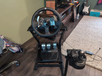 Logitech G920 with shifter and GT Omega wheel stand