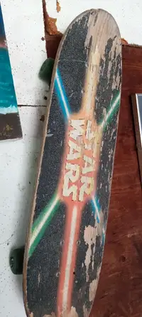 Star wars skateboard man cave decor