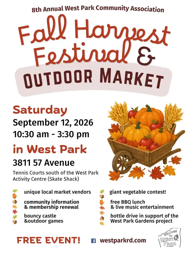Vendors Wanted for West Park Outdoor Market Sept. 12