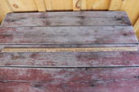 Vintage Wooden Yard Stick - Evergreen Seed Co. - Willowdale