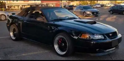2001 Ford mustang gt convertible very good condition. New cross drill rotors & ceramic pad , upgrade...